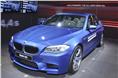 The BMW M5 features a twin-turbo, 4.4-litre V8 that offers 552bhp and 69.4kgm of max torque
